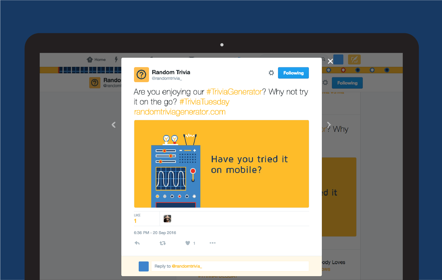 mobile announcement tweet